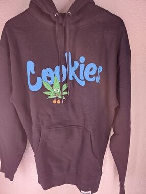 NWT Cookies Happy Friend black hoodie
